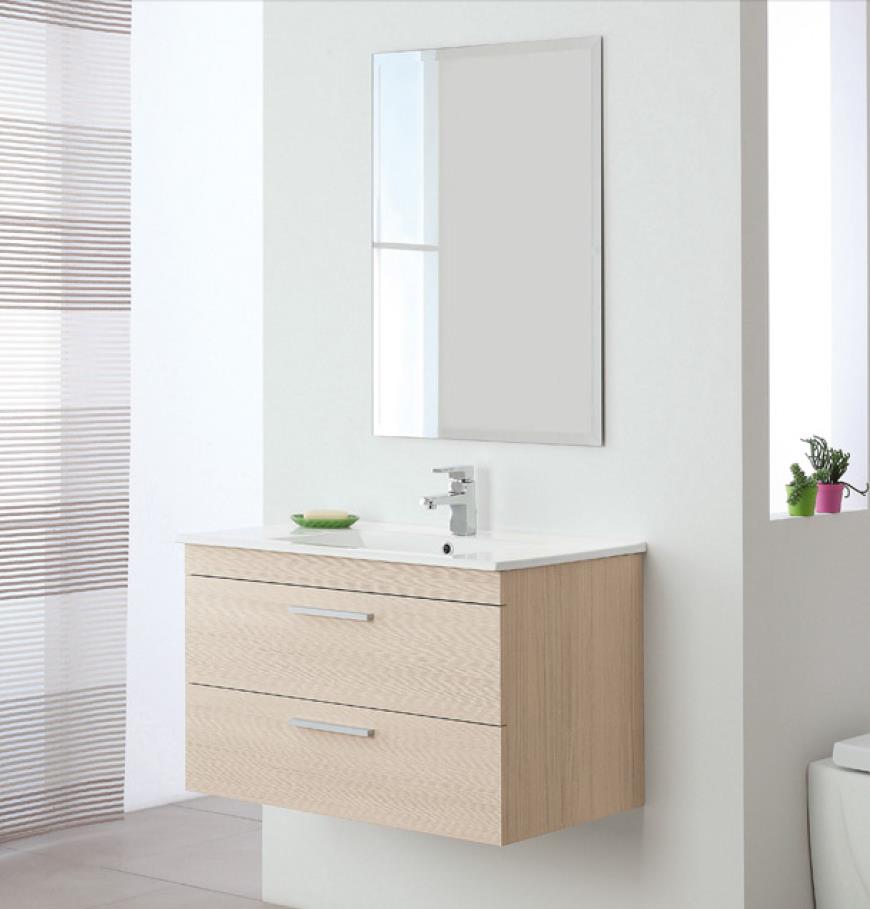 Mobile mobiletto bagno sospeso composizione lavello ceramica ...