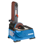 Fervi Levigatrice Carteggiatrice combinata 375W disco nastro legno metallo 0523