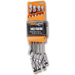 Beta Set chiavi combinate 9pz con cricchetto officina meccanico Mod. 142/SC9I