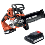 Black&Decker Elettrosega Motosega 18V LITIO 2ah Compatta Lama 20cm Mod.GKC1820