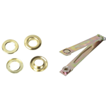 KIT SET 50 PEZZI OCCHIELLI PER TELI TELONI CON PINZA OCCHIELLO OTTONE PRBOMP