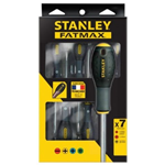 Stanley Set 7 pezzi Cacciaviti Giraviti FatMax lama in acciaio Cr-V FMHT0-62627