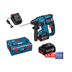 BOSCH MARTELLO PERFORATORE SDS 18V+2 BATTERIE 4,0ah 1,7J+VALIGIA MOD.GBH 18 V-EC