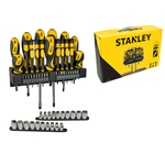 Stanley Set 57 giraviti cacciaviti inserti bussole porta inserti STHT0-62143