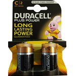 DURACELL BATTERIE PLUS POWER PILE ALCALINE MEZZA TORCIA C  BATTERIA ALCALINA