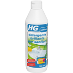 HG - Detergente brillante per sanitari 500 ml pulizia bagno WC piastrelle casa