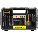 Stanley Assortimento 53 punte ed inserti per avvitare e svitare valigia STA7223