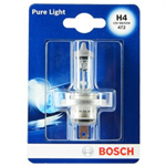 Bosch 1 Lampadina ricambio per auto H4 Pure Light 12V 60/55W lunga durata