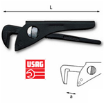 USAG Giratubi modello leggero con ganasce a 90° PROFESSIONALE 308 275 1 3/4" PAPPAGALLO