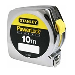 Stanley Flessometro nastro 10mt metro acciaio Powerlock 0-33-442