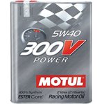 Motul 300V Power 2 Litri Olio motore 5W40 EsterCore Auto Rally GT Racing Corsa