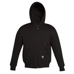 Timberland Felpa trapuntata Nera zip multitasche cappuccio originale PRO316-4261316