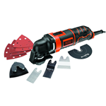 Black&Decker Utensile Multifunzione oscillazione 300W con 13 accessori MT300AT-QS