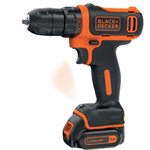 BLACK&DECKER BDCDD12KB-QW TRAPANO AVVITATORE COMPATTO DOPPIA BATTERIA 10,8V 