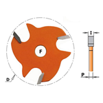 CMT FRESE FRESE A DISCO PER SCANALATURE LATERALI 822.335.11 PROFESSIONALE