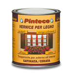 VELECA 464 vernice trasparente per legno effetto cera lucida 750ml PINTECO CASA LEGNO BOX