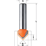 CMT FRESA FRESE INTAGLI A 90 GR. HW S=6 D=19X16 COD: 715.190.11