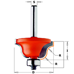 CMT FRESA FRESE PROFILATA C/CUSC. HM S=6 D=38.1 R=6.4 COD: 740.350.11