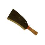 POLATO MACHETE Coltellaccio rettangolare manico cuoio LUNGHEZZA 34CM