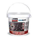 RUBSON Aquablock Silicone Liquido Bianco 1kg IMPERMEABILIZZANTE HENKEL