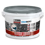 Rubson Silicone GUAINA liquido 5kg GRIGIO impermeabilizza protezione SL 3000