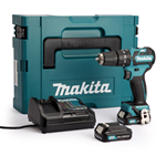 MAKITA TRAPANO AVVITATORE PERCUSSIONE 2 X BATTERIA 10,8V 2AH LITIO VALIGETTA 