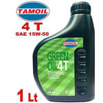 TAMOIL Olio x tosaerba,decespugliatore a scoppio 1Lt 4T 15W-50  Green Oil