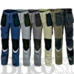 PANTALONE DA LAVORO CANTIERE ERGONOMICO MULTITASCHE COFRA BRICKLAYER