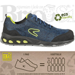 Scarpe da lavoro Antinfortunistica basse S1 Cofra Reused Eco Friendly