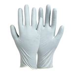 100 Guanti Monouso in 100% lattice naturale senza Polvere Bianchi uso Medico