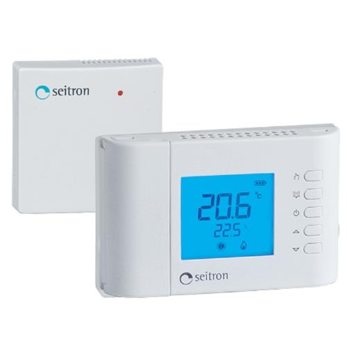 Seitron Termostato Digitale LCD Multifunzione senza fili WiFi Wireless