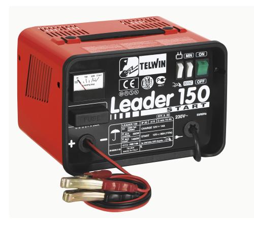 Telwin Caricabatterie avviatore start 230V auto/moto 12V portatile LEADER150