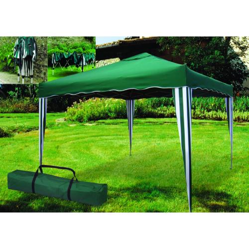 GAZEBO PIEGHEVOLE VERDE CON BORSA 3X3