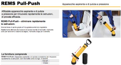 Déboucheur à pompe Pull-Push - 170300 R - REMS