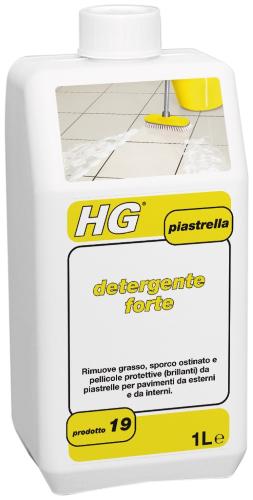 HG - Detergente forte per pulizia piastrelle 1 lt rimuovi grasso sporco  ostinato