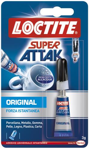 Loctite Adesivo Super Attak 3g Universal Plus colla universale