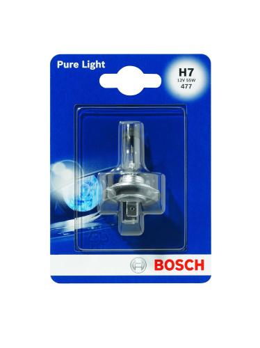Bosch 1 Lampadina ricambio per auto H7 Pure Light 12V 55W Qualità Garantita