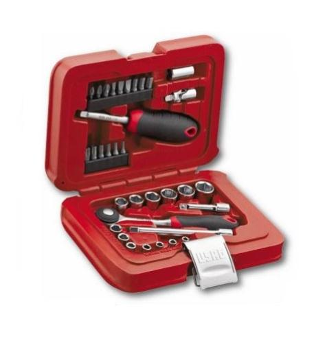 USAG SET CHIAVI BUSSOLA BUSSOLOTTI ESAGONALI CRICCHETTO INSERTI BIT 601 1/4J34