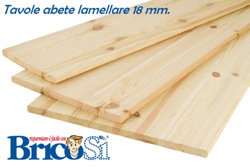 PANNELLO TAVOLA TAVOLE IN LEGNO DI ABETE LAMELLARE SPESSORE 18MM (150x50 cm)