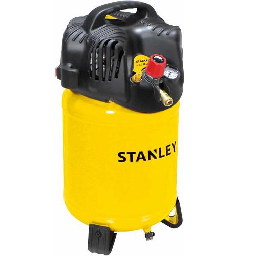 STANLEY COMPRESSORE VERTICALE 24LT D200/10/24V LUBRIFICATO A SECCO ARIA 1,5  HP