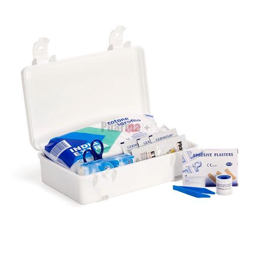 VALIGETTA PRONTO SOCCORSO CASSETTA MEDICA TRAVELKIT DA VIAGGIO AUTO MOTO  CAMPER