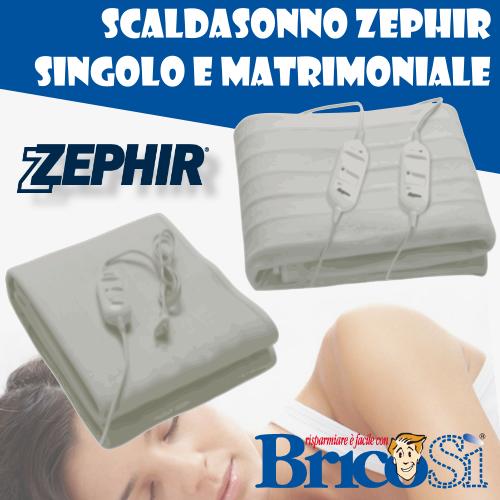 SCALDALETTO TERMOCOPERTA SCALDASONNO COPERTA TERMICA SINGOLO E MATRIMONIALE  ZEPHIR