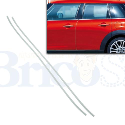 BOTTARI SALVAPORTA ESTERNO AUTO PROTEZIONE PORTIERE 2PZ 65 CM TRASPARENTE  SOFT