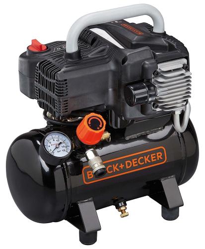 BLACK&DECKER FINI COMPRESSORE PORTATILE 6 LT ARIA COMPRESSA 1,5HP 8 BAR