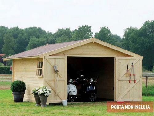 CASA CASETTA LEGNO BOX GARAGE RICOVERO AUTO MOTO GIARDINO 318X558X260