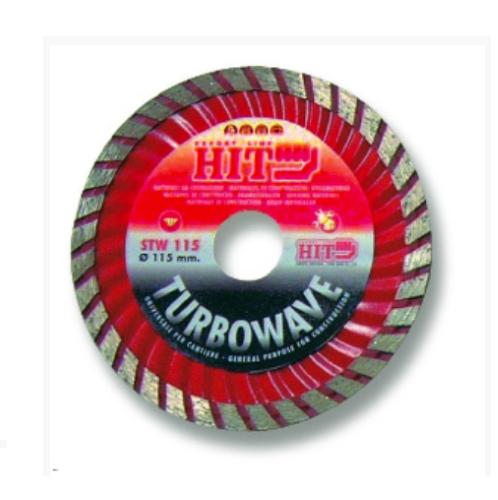 DISCO DIAMANTATO 115 UNIFIX UNIVERSALE  Disco diamantato universale  Diamant turbo Ø 115 mm foro 22,2 mm