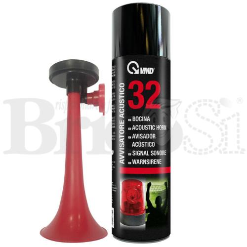 VMD BOMBOLETTA SPRAY 300ML AVVISATORE ACUSTICO SIRENA TROMBA STADIO 32