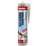 Silicone sigillante sanitari bagni e cucine acetico Fischer SAS 280 ml