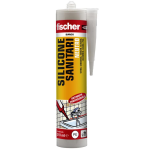 Silicone sigillante sanitari bagni e cucine Neutro antimuffa Fischer SNS 310 ml