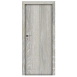 Porta legno reversibile 70 x 210 cm Rovere Grigio per interno
